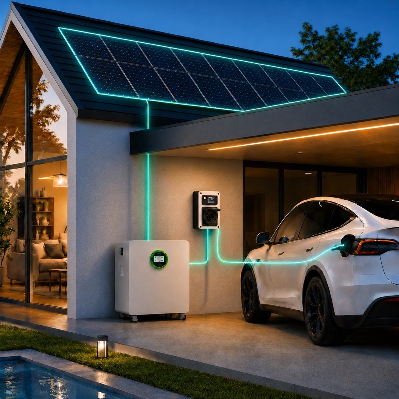 All in One Powerstation XXL mit 16 kWh Speicher und Wallbox